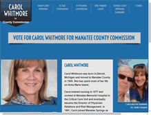 Tablet Screenshot of carolwhitmore.com